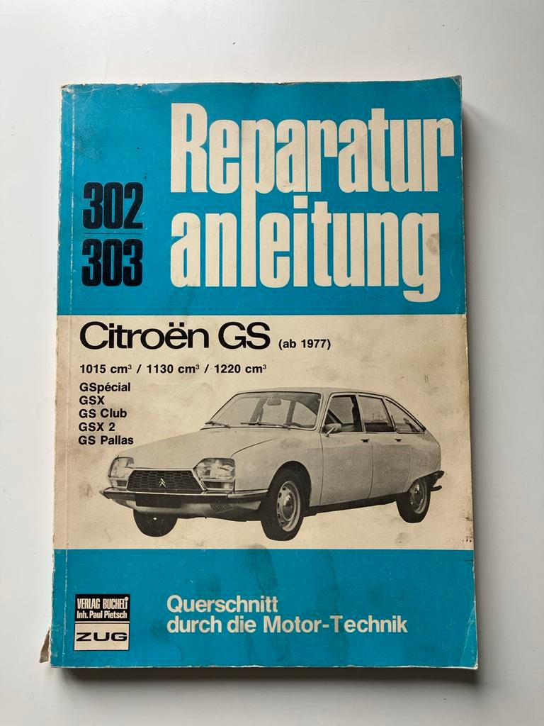 Citroën GS Reparatiehandleiding (vanaf 1977), Ophalen of Verzenden, Gelezen, Citroën