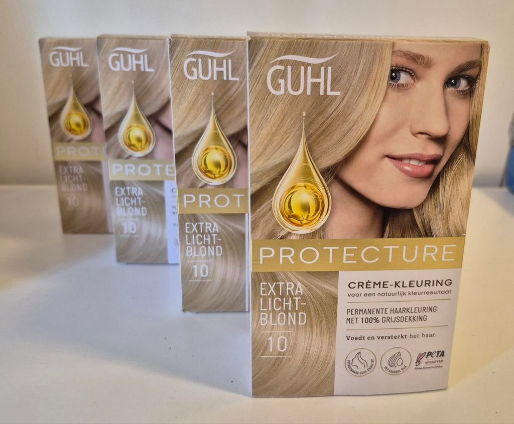 Guhl crème kleuring Extra licht-blond 10 (3 stuks), Ophalen of Verzenden, Nieuw, Overige typen