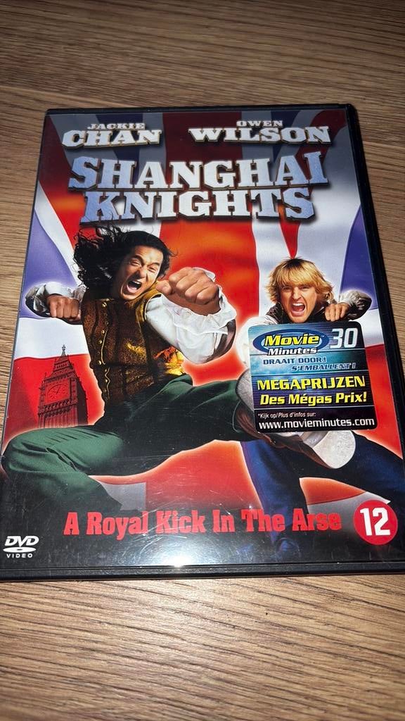 Shanghai Knights met Jackie Chan en Owen Wilson., Cd's en Dvd's, Dvd's | Komedie, Zo goed als nieuw, Actiekomedie, Vanaf 16 jaar