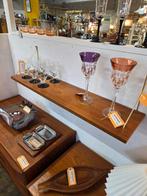 Vintage deense Mid-Century Wandplank teak, Ophalen, Gebruikt, X, X