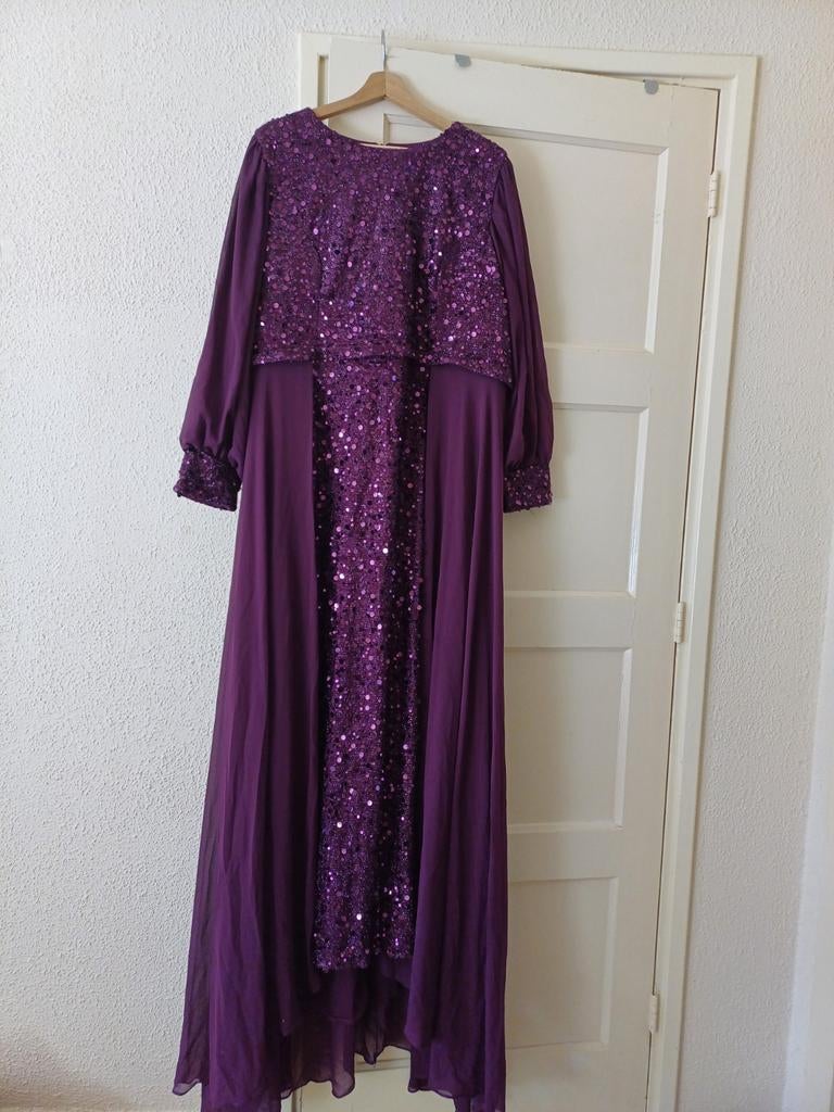 Abiye /galajurk maat 3XL, Ophalen of Verzenden, Zo goed als nieuw, Maat 46/48 (XL) of groter, Galajurk