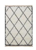 Varamin vloerkleed zwart/wit 200x290, Huis en Inrichting, Stoffering | Tapijten en Kleden, Ophalen, Wit, 200 cm of meer, Rechthoekig