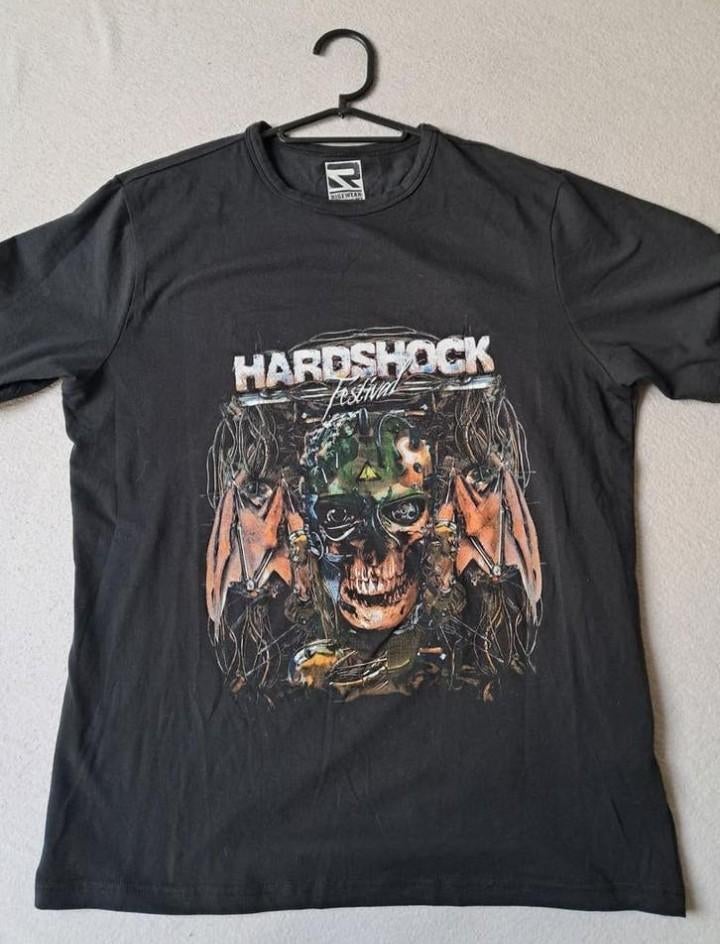 Hardshock Festival T-shirt maat L Thunderdome Hardcore, Kleding | Heren, T-shirts, Ophalen, Zo goed als nieuw, Maat 52/54 (L)