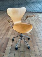 Vintage bureaustoel, Fritz Hansen, Huis en Inrichting, Bureaustoelen, Ophalen of Verzenden, Gebruikt, Zwart