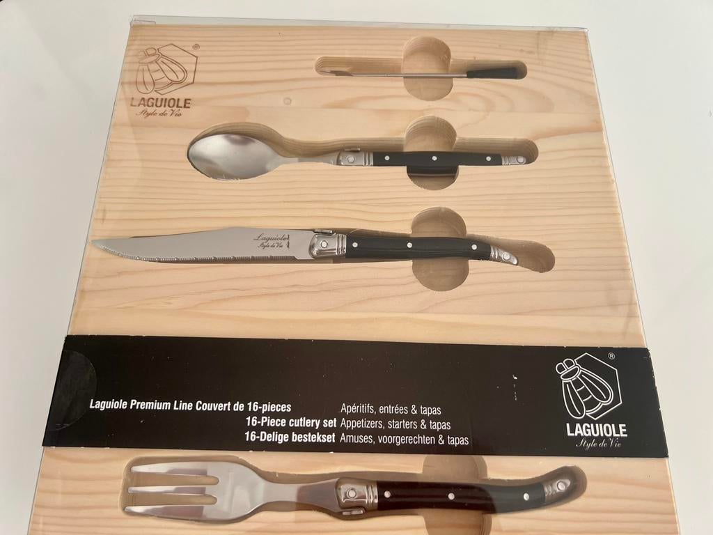 Splinternieuw Laguiole tapas bestek set wp,€42, Huis en Inrichting, Keuken | Bestek, Nieuw, Ophalen of Verzenden, Rvs of Chroom