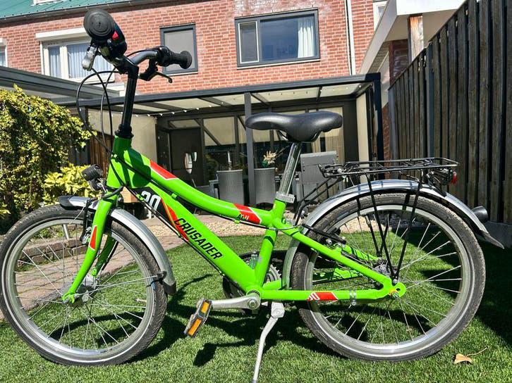 Nette 20 inch kinderfiets met 3 versnellingen, Fietsen en Brommers, Fietsen | Kinderfietsjes, Ophalen, Gebruikt, Terugtraprem