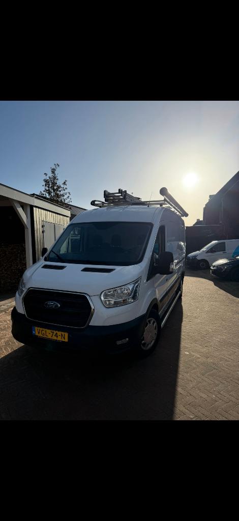 Ford Transit Gbdc 350 L3h2 Tdci 130pk FWD 2020 Wit, Auto's, Voorwielaandrijving, 1995 cc, Zwart, 129 pk