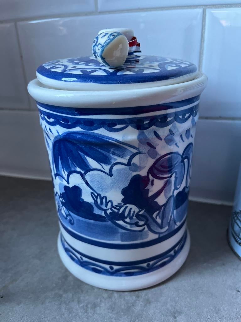 Delfts Blauw Serviesgoed - Blond Amsterdam Stijl, Huis en Inrichting, Blond Amsterdam, Keramiek, Ophalen of Verzenden, Zo goed als nieuw