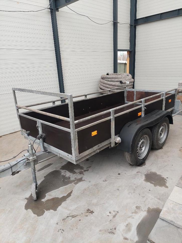 Tandemasser aanhangwagen 2000kg, Auto diversen, Aanhangers en Bagagewagens, Gebruikt, Ophalen