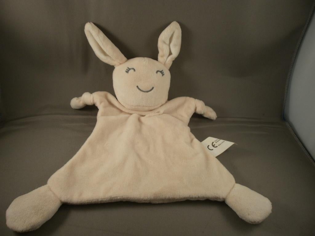 bambino Evora konijn ogen dicht 2 knopen als boven poten, Overige merken, Ophalen of Verzenden, Wasbaar, Klein (minder dan 20 cm)