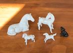 Jingdezhen porseleinen miniatuur paarden, Ophalen of Verzenden, Zo goed als nieuw, Dier