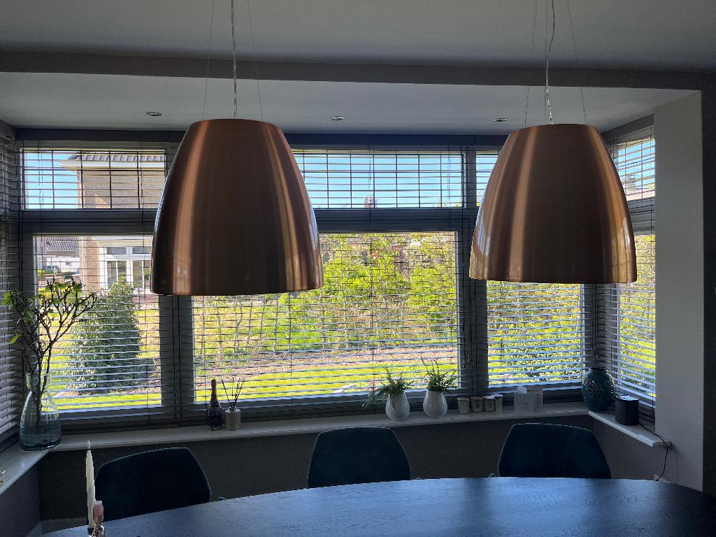 Hala Presso Lampen koper kleur, Ophalen, Zo goed als nieuw, Minder dan 50 cm