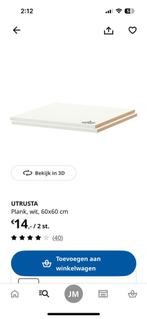 2x Utrustra plank, Zo goed als nieuw, Minder dan 100 cm, 25 tot 50 cm, 50 tot 100 cm