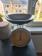 Leuke bruikbare oude weegschaal,Salter, losse schaal, Antiek en Kunst, Curiosa en Brocante, Ophalen of Verzenden