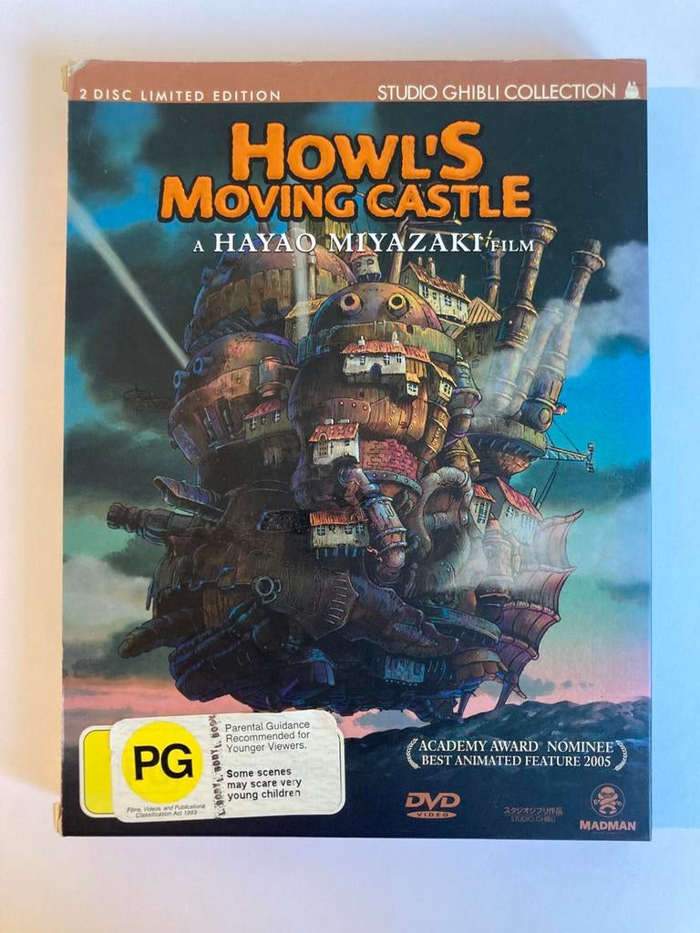 Howl’s Moving Castle, 2004 / 2xDVD / Digipak / AUS import, Vanaf 6 jaar, Ophalen of Verzenden, Zo goed als nieuw