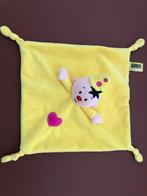 Bumba knuffeldoekje geel met hartje, Ophalen of Verzenden, Nieuw, Overige typen
