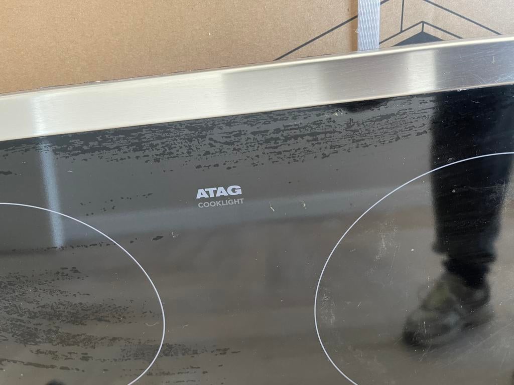 Atag / keramisch kookplaat, Witgoed en Apparatuur, Kookplaten, Gebruikt, Inbouw, Gas, 4 kookzones