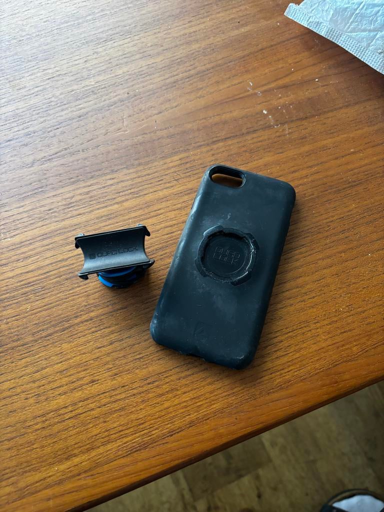 Quad Lock telefoonhoesje voor iPhone 8, Kunststof, Quad Lock, Hoesje of Tasje, Schokbestendig