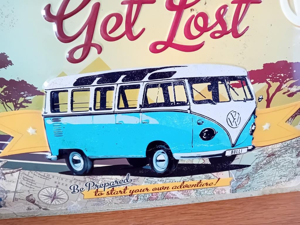 VW METALEN PLAAT MAAT 30X40, Ophalen of Verzenden