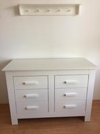 Bopita commode, wandplank, massief hout, wit, 6 rollades, Ophalen, Gebruikt, 50 tot 70 cm, 100 cm of meer