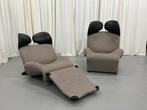 2 Cassina Wink fauteuils, Huis en Inrichting, Fauteuils, Ophalen, Italiaans design / Japans, 100 tot 125 cm, Zo goed als nieuw
