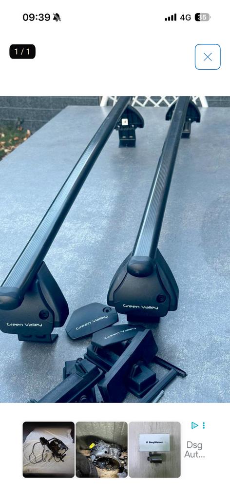 Te koop dakdragers Ford Focus, Ophalen, Zo goed als nieuw