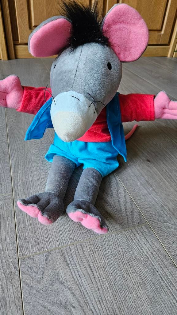 Max Velthuijs knuffel Rat, Ophalen of Verzenden, Zo goed als nieuw, Overige typen