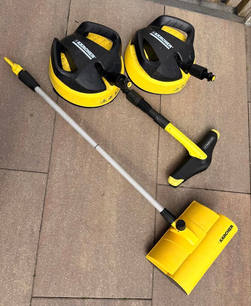 Karcher terrasborstels en pistool, Ophalen of Verzenden, Gebruikt