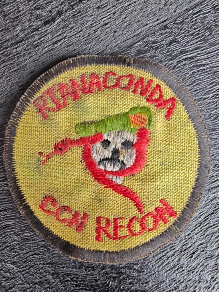Patch US Army 5th SFG MACV-SOG RT Anaconda CCN Recon Vietnam, Ophalen of Verzenden, Landmacht, Amerika, Embleem of Badge