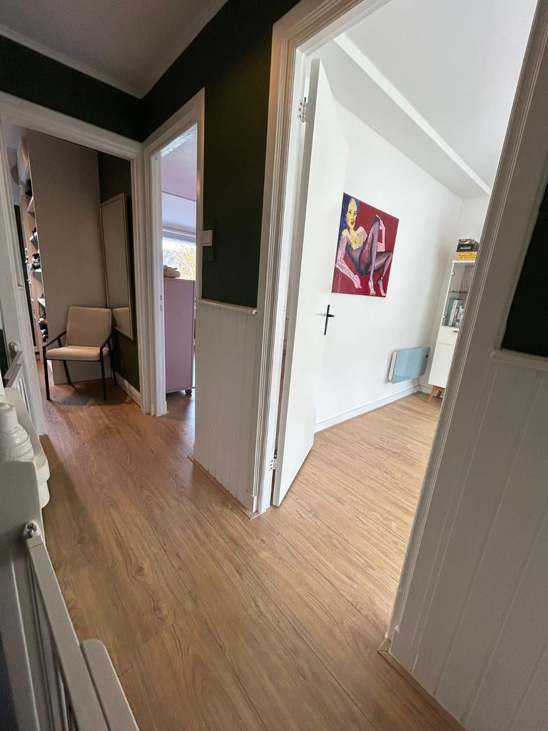 Mooie warme houten vloer (30m²) - zelf verwijderen Rotterdam, Gebruikt, Bruin, Ophalen of Verzenden, 25 tot 50 m²