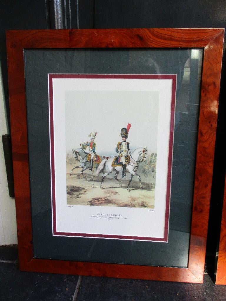 prent garde imperiale 2 x, Minder dan 50 cm, 50 tot 75 cm, Verzenden, Zo goed als nieuw