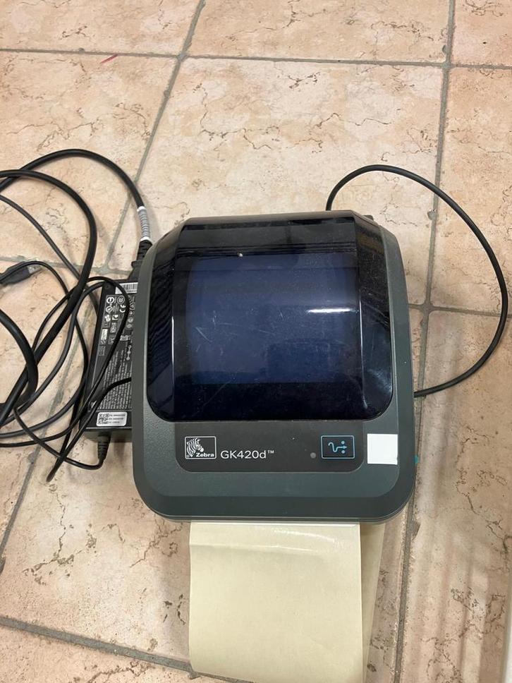 Zebra GK420d Labelprinter - Direct Thermisch, Computers en Software, Labelprinters, Gebruikt, Etiket, Ophalen of Verzenden