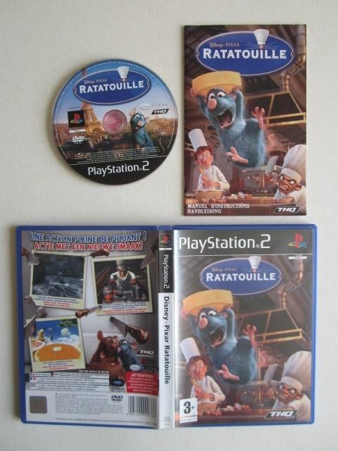 Ratatouille Disney PS2 Playstation 2 , 1 speler, Ophalen of Verzenden, Zo goed als nieuw, Vanaf 3 jaar
