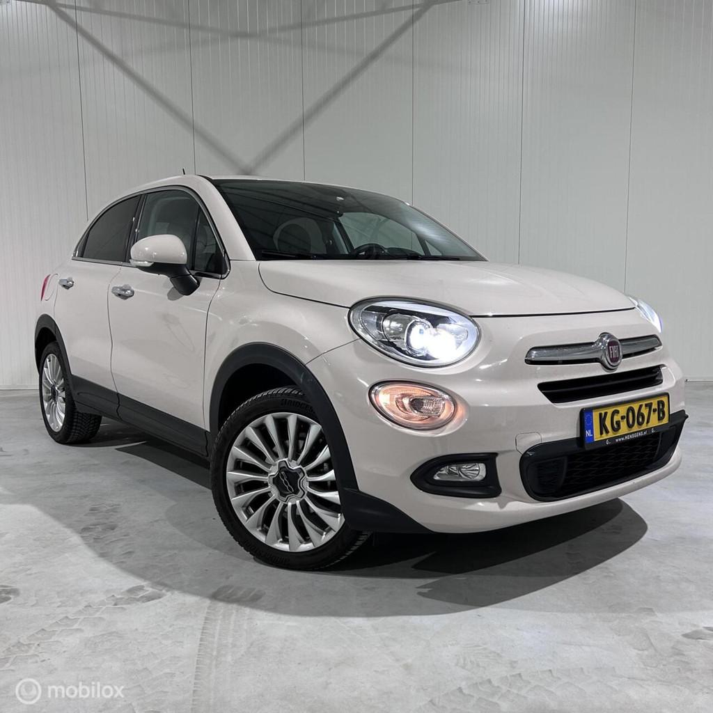 Fiat 500 X 1.4 Turbo MultiAir Lounge, Auto's, Fiat, 4 cilinders, Bruin, 500X, 49 €/maand