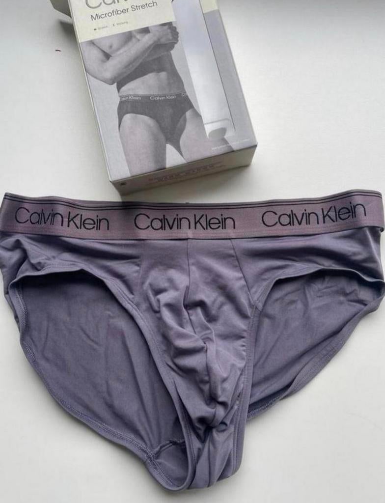 Calvin Klein Microfiber Slip, Kleding | Heren, Ondergoed, Verzenden, Grijs, Slip