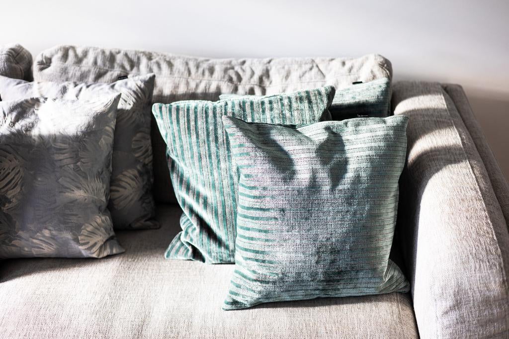 8x Bolia design kussens - 40x40cm, Ophalen, Zo goed als nieuw, Blauw, Vierkant