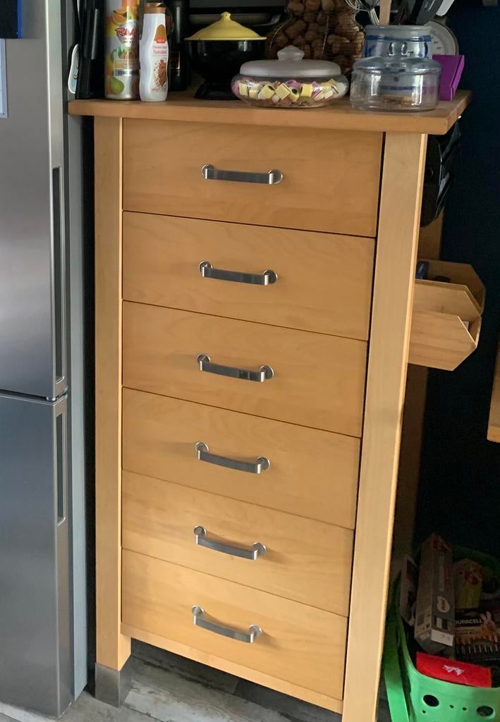 Ledekast Varde van Ikea, Ophalen, Gebruikt, 100 tot 150 cm, 50 tot 100 cm