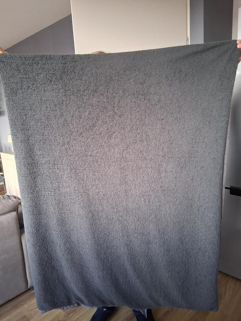 1 persoons teddy dekbedhoes met kussensloop lekker zacht, Ophalen, Eenpersoons, Wit, Dekbedovertrek