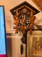Antieke Koekoeksklok – Handgesneden Houten Kast – Met Gewich, Verzenden