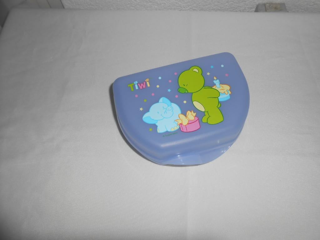 Tupperware broodtrommel TIWI Donkerblauw NIEUW, Ophalen of Verzenden, Nieuw, Groen, Overige typen