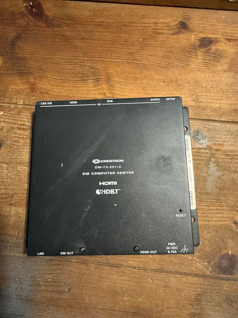 Crestron DM-TX-201-C – Digitale Media Transmitter, Ophalen of Verzenden, Zo goed als nieuw