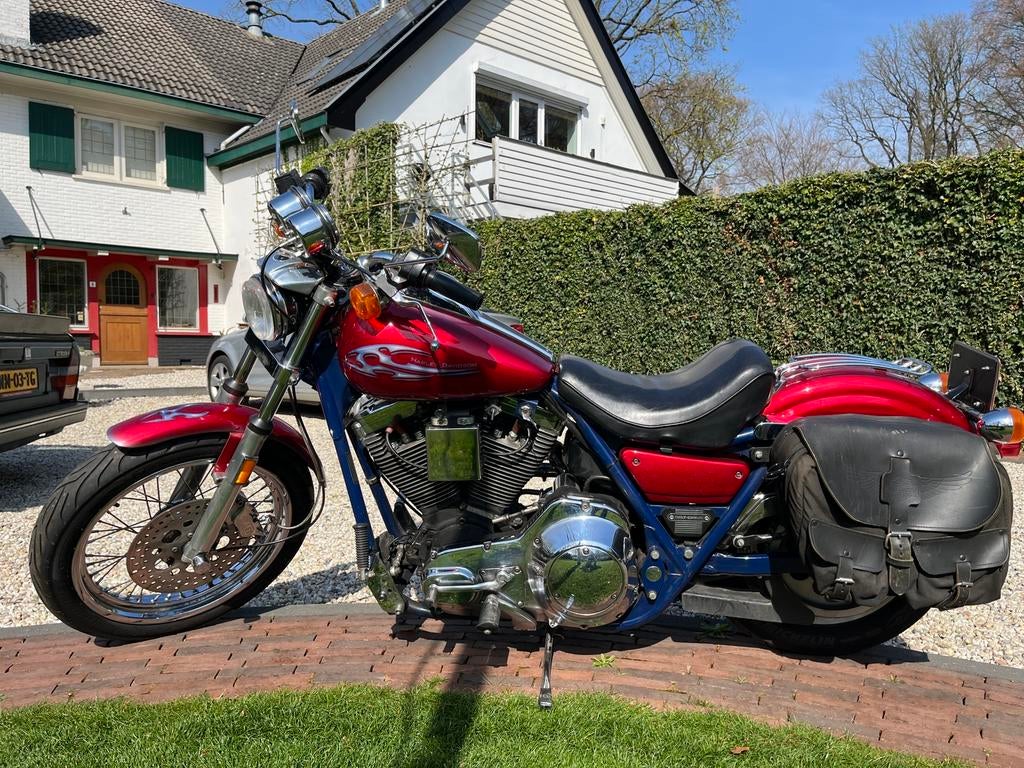 Harley Davidson FXR FXLR LOW RIDER limted bleu frame., Motoren, Particulier, Chopper