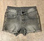 Zeeman grijze denim shorts met luipaard print bies -maat 128, Kinderen en Baby's, Kinderkleding | Maat 128, Ophalen of Verzenden