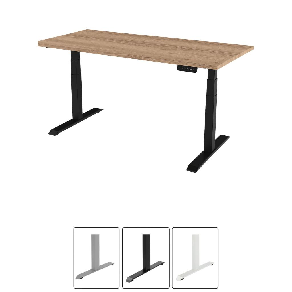 NIEUW Deluxe elektrisch zit-sta bureau | kleur blad natuur, Niet ingevuld, Nieuw, Niet ingevuld, Niet ingevuld