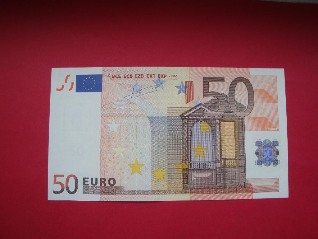 Bankbiljet Duitsland UNC Trichet 50 Euro 2002., Postzegels en Munten, Bankbiljetten | Europa | Eurobiljetten, Verzenden, Duitsland