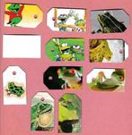 9511) kikkers padden labeltjes, Verzamelen, Dierenverzamelingen, Ophalen of Verzenden, Zo goed als nieuw, Overige typen