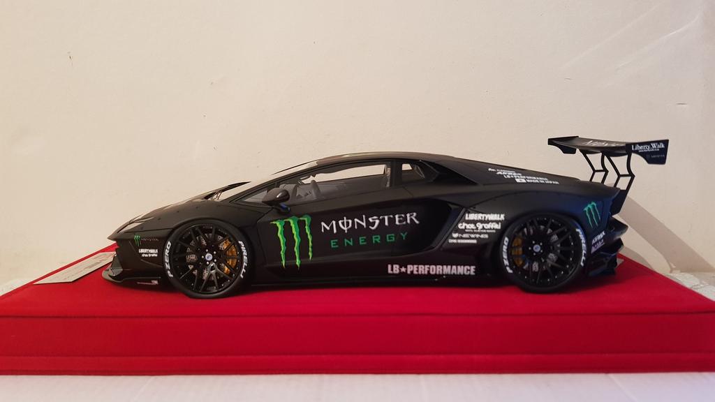 Limberty Walk OEM LB Lamborghini Aventador (Monster Energy), Ophalen of Verzenden, Nieuw, Overige merken