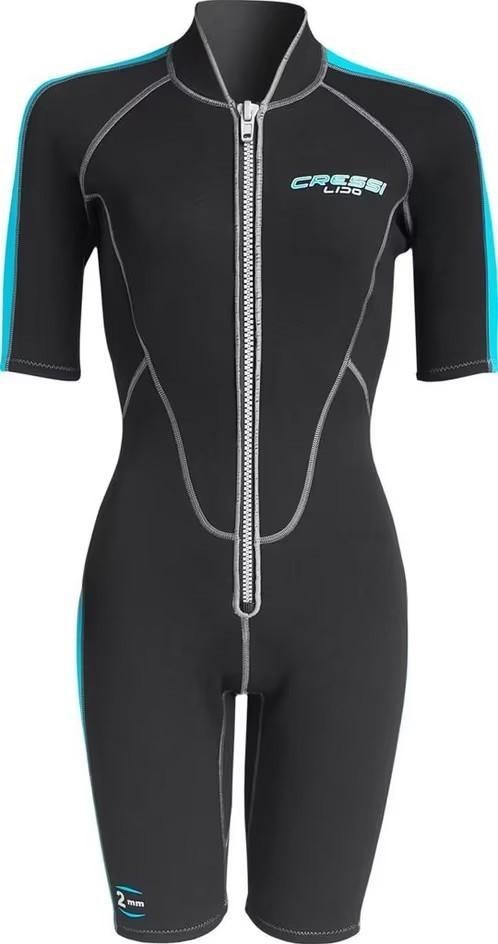 Dames wetsuit shorty Cressi 2mm maten S en M, Wetsuit, Genova Italië, Cressi, Nieuw
