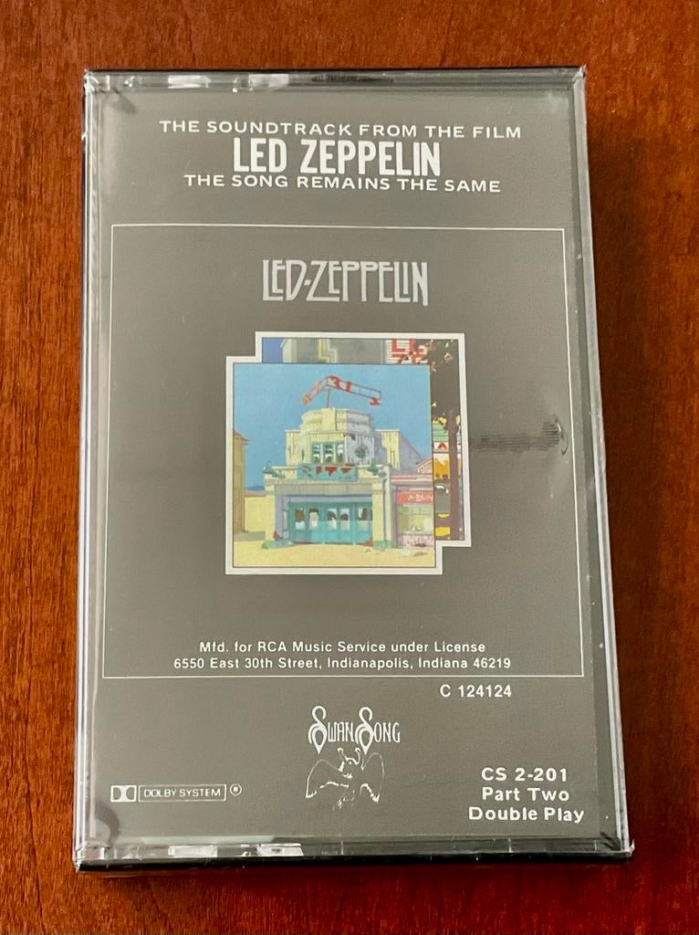 LED ZEPPELIN - The Song Remains The Same - Cassette GESEALD!, 1 bandje, Ophalen of Verzenden, Origineel, Nieuw in verpakking