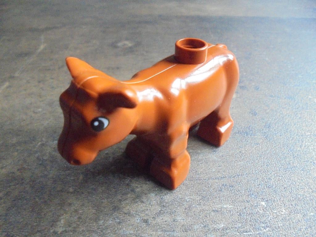 Lego Duplo Animal Cow Baby Calf (zie foto's), Ophalen of Verzenden, Gebruikt, Losse stenen, Duplo